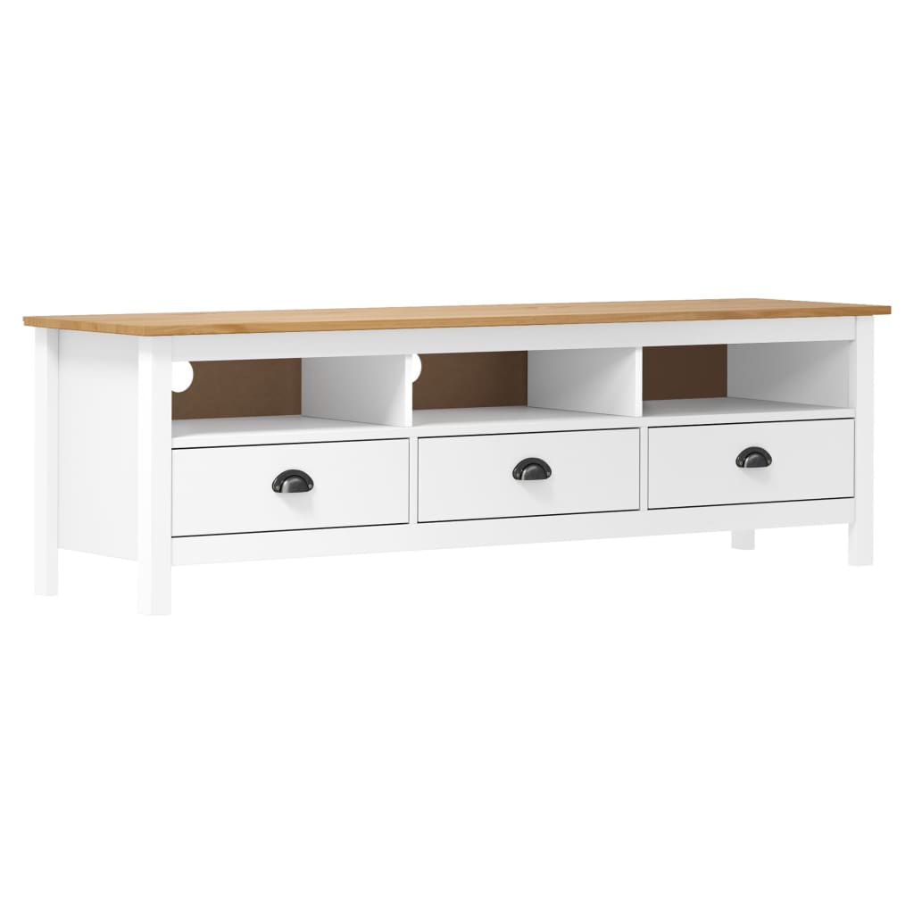 Tv Cabinet Hill Honey 158X40X47 Cm Solid Pine Wood