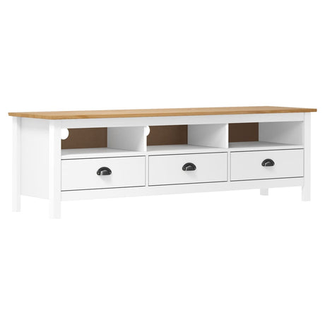 Tv Cabinet Hill Honey 158X40X47 Cm Solid Pine Wood