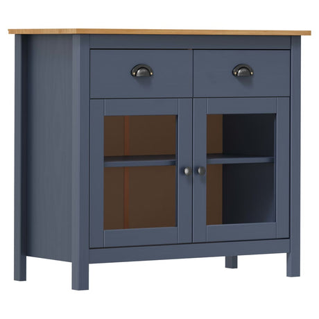 Sideboard Hill 90X40X80 Cm Solid Pine Wood