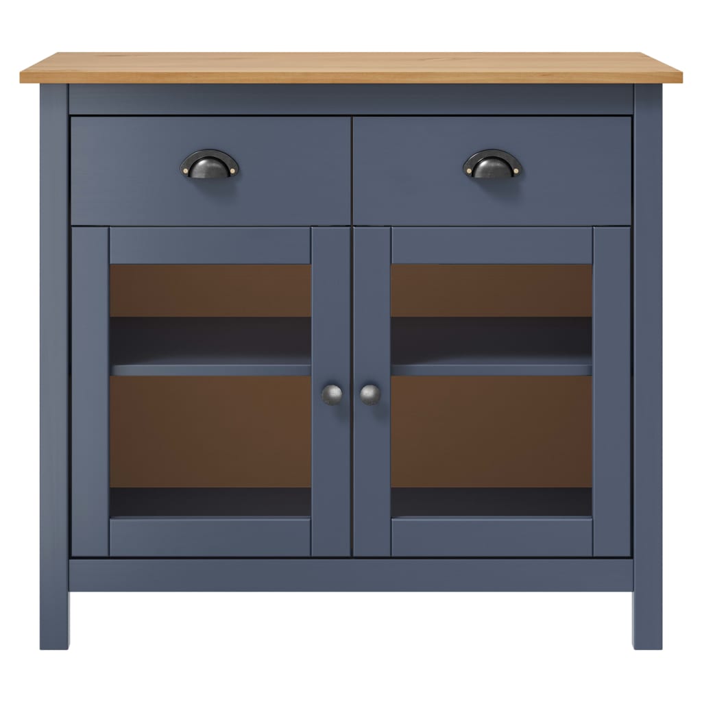 Sideboard Hill 90X40X80 Cm Solid Pine Wood