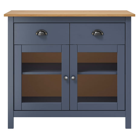 Sideboard Hill 90X40X80 Cm Solid Pine Wood