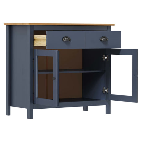 Sideboard Hill 90X40X80 Cm Solid Pine Wood