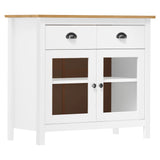 Sideboard Hill 90X40X80 Cm Solid Pine Wood