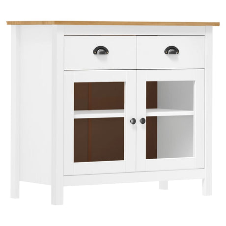Sideboard Hill 90X40X80 Cm Solid Pine Wood