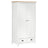 2-Door Wardrobe Hill White 89X50X170 Cm Solid Pine Wood