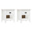 Bedside Cabinets 2 Pcs Hill 46X35X49.5 Cm Solid Pine Wood