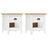 Bedside Cabinets 2 Pcs Hill 46X35X49.5 Cm Solid Pine Wood