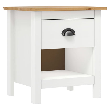 Bedside Cabinets 2 Pcs Hill 46X35X49.5 Cm Solid Pine Wood