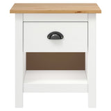Bedside Cabinets 2 pcs Hill 46x35x49.5 cm Solid Pine Wood