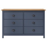 Sideboard Hill 125X40X80 Cm Solid Pine Wood