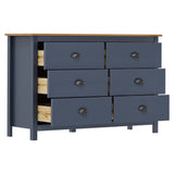 Sideboard Hill 125X40X80 Cm Solid Pine Wood