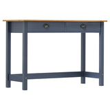 Console Table Hill With 2 Drawers 110X45X74 Cm Solid Pine Wood