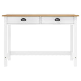 Console Table Hill with 2 Drawers 110x45x74 cm Solid Pine Wood