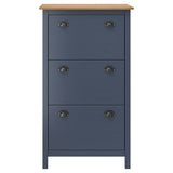 Shoe Cabinet Hill 72X35X124 Cm Solid Pine Wood