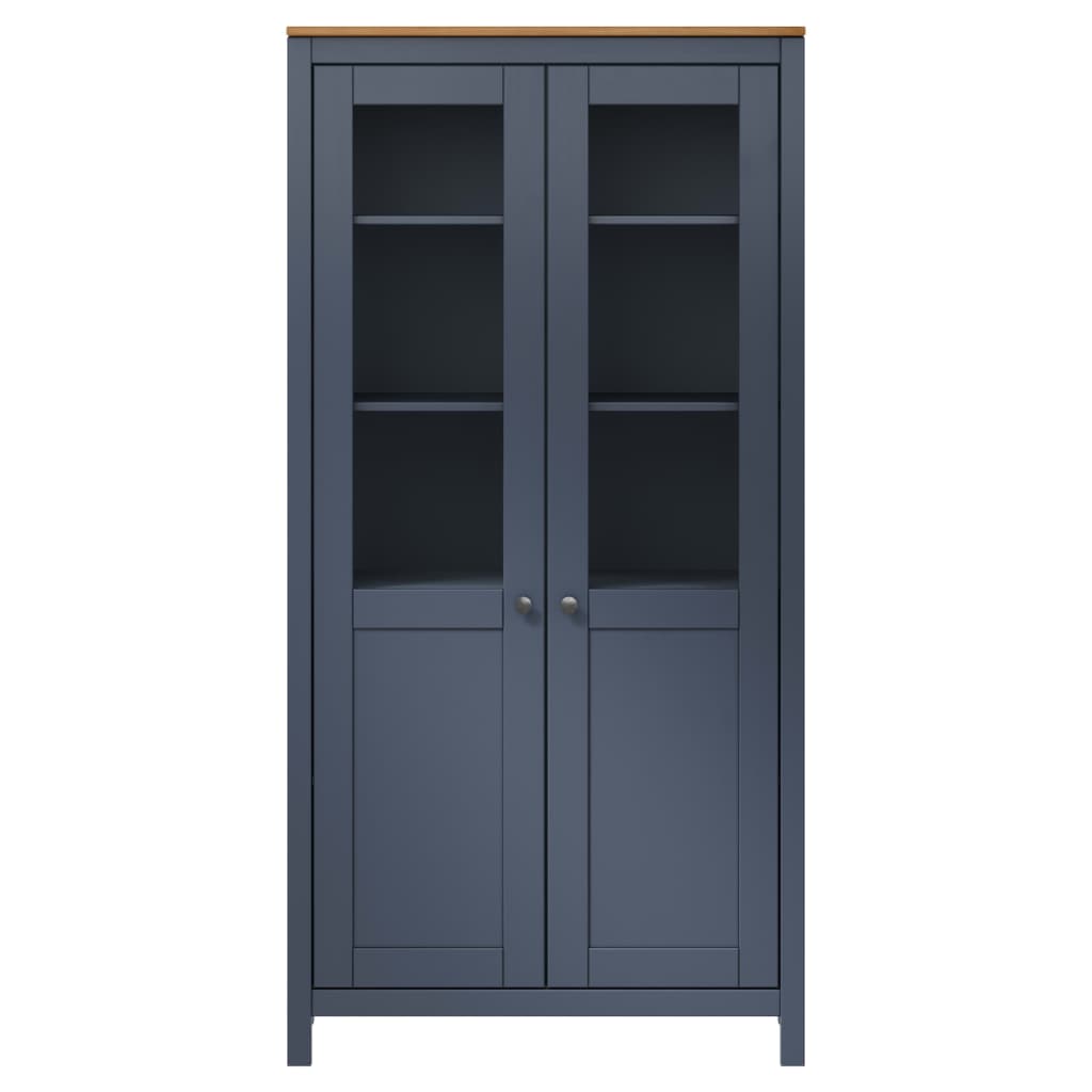 Highboard Hill 85X37X170.5 Cm Solid Pine Wood