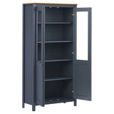 Highboard Hill 85X37X170.5 Cm Solid Pine Wood