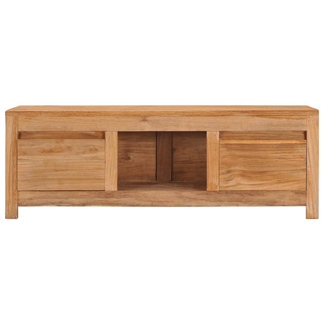 Tv Cabinet 100X30X35 Cm Solid Teak Wood
