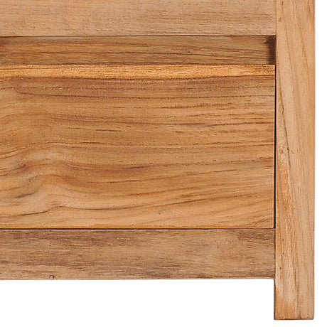 Tv Cabinet 100X30X35 Cm Solid Teak Wood