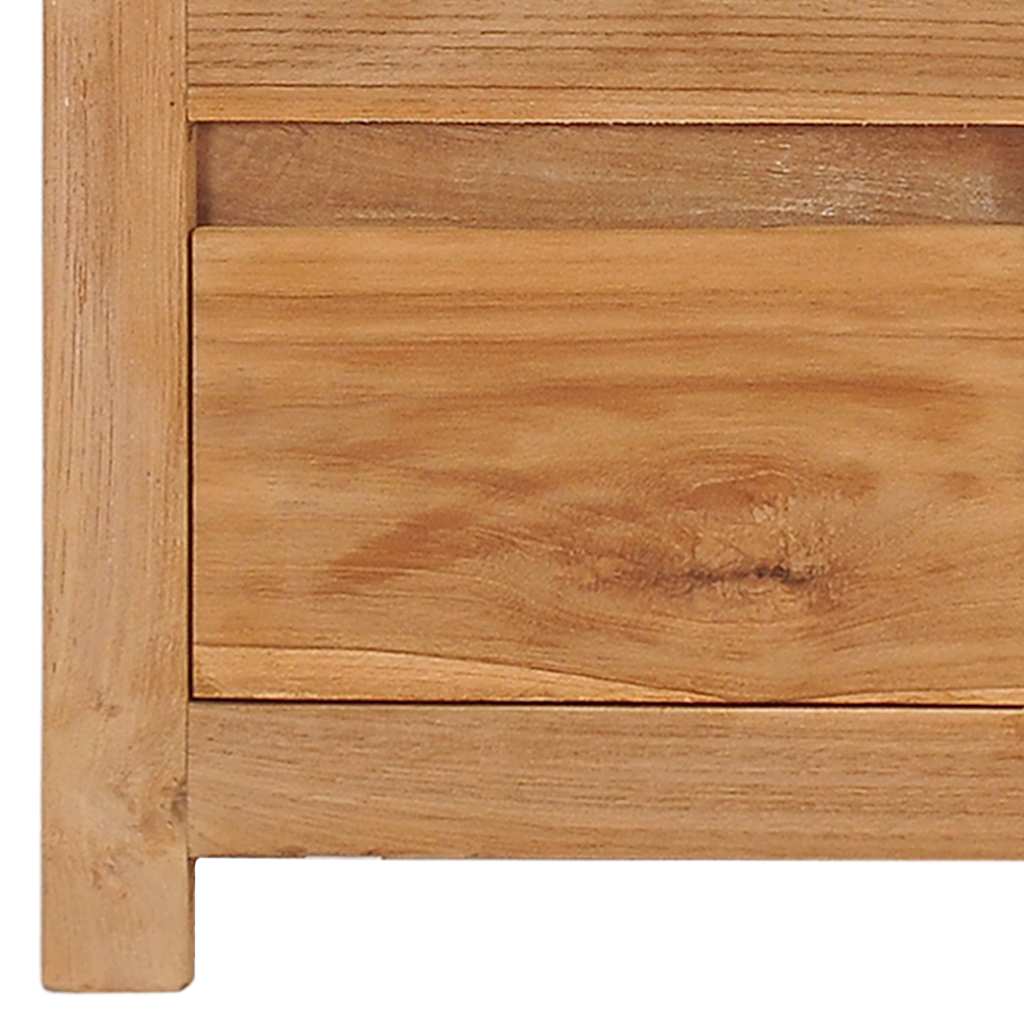 Tv Cabinet 115X30X35 Cm Solid Teak Wood