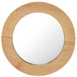 Wall Mirror 60 Cm Teak Round