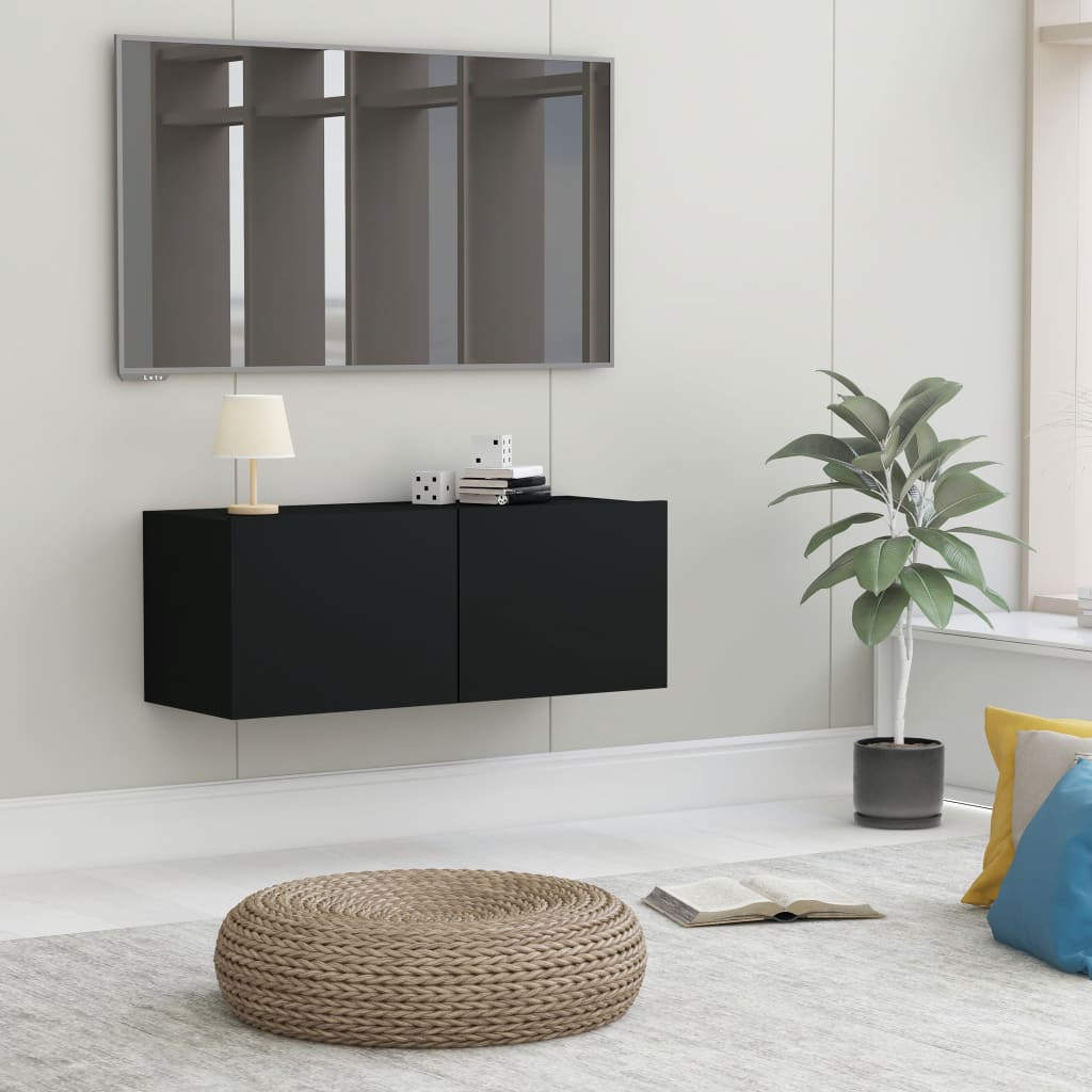 Tv Wall Cabinet 120X30X30 Cm Engineered Wood