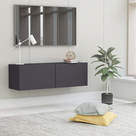 Tv Wall Cabinet 120X30X30 Cm Engineered Wood