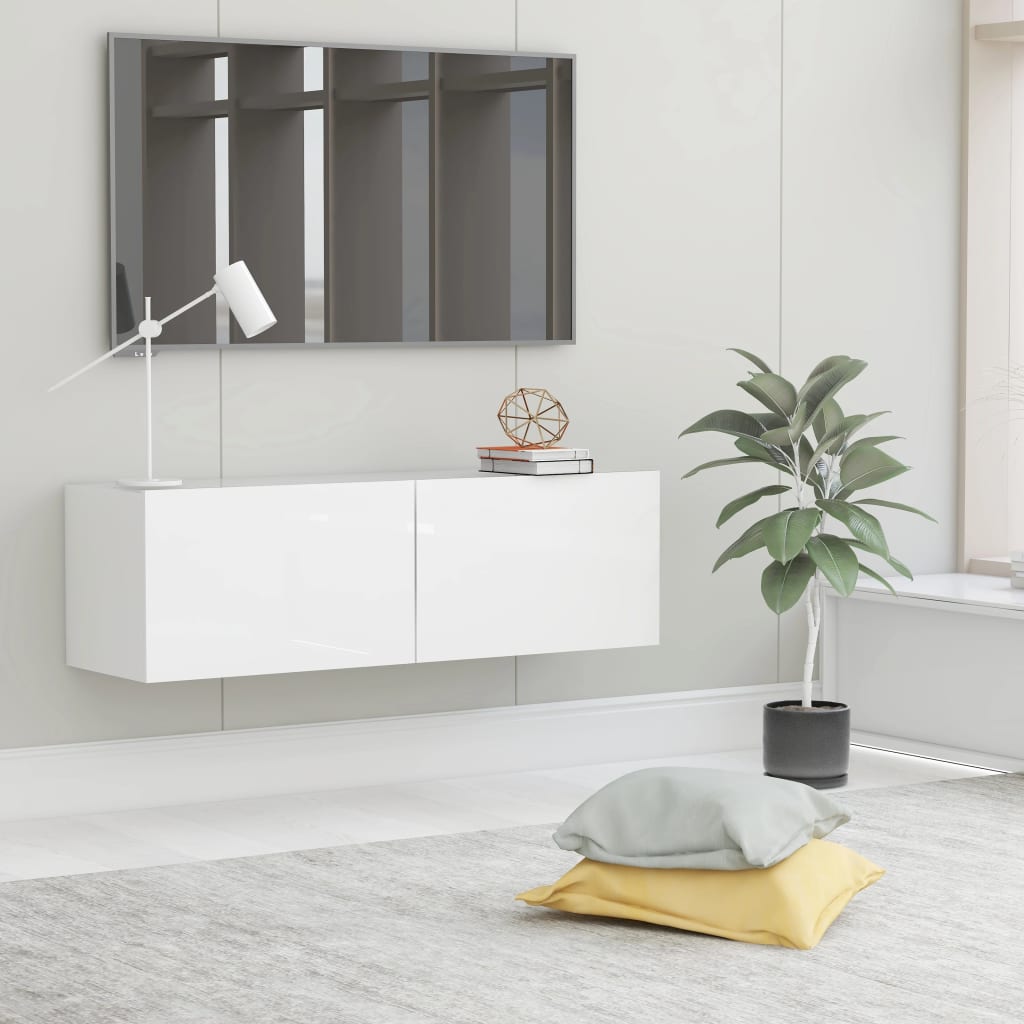 Tv Wall Cabinet 120X30X30 Cm Engineered Wood