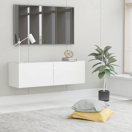 Tv Wall Cabinet 120X30X30 Cm Engineered Wood