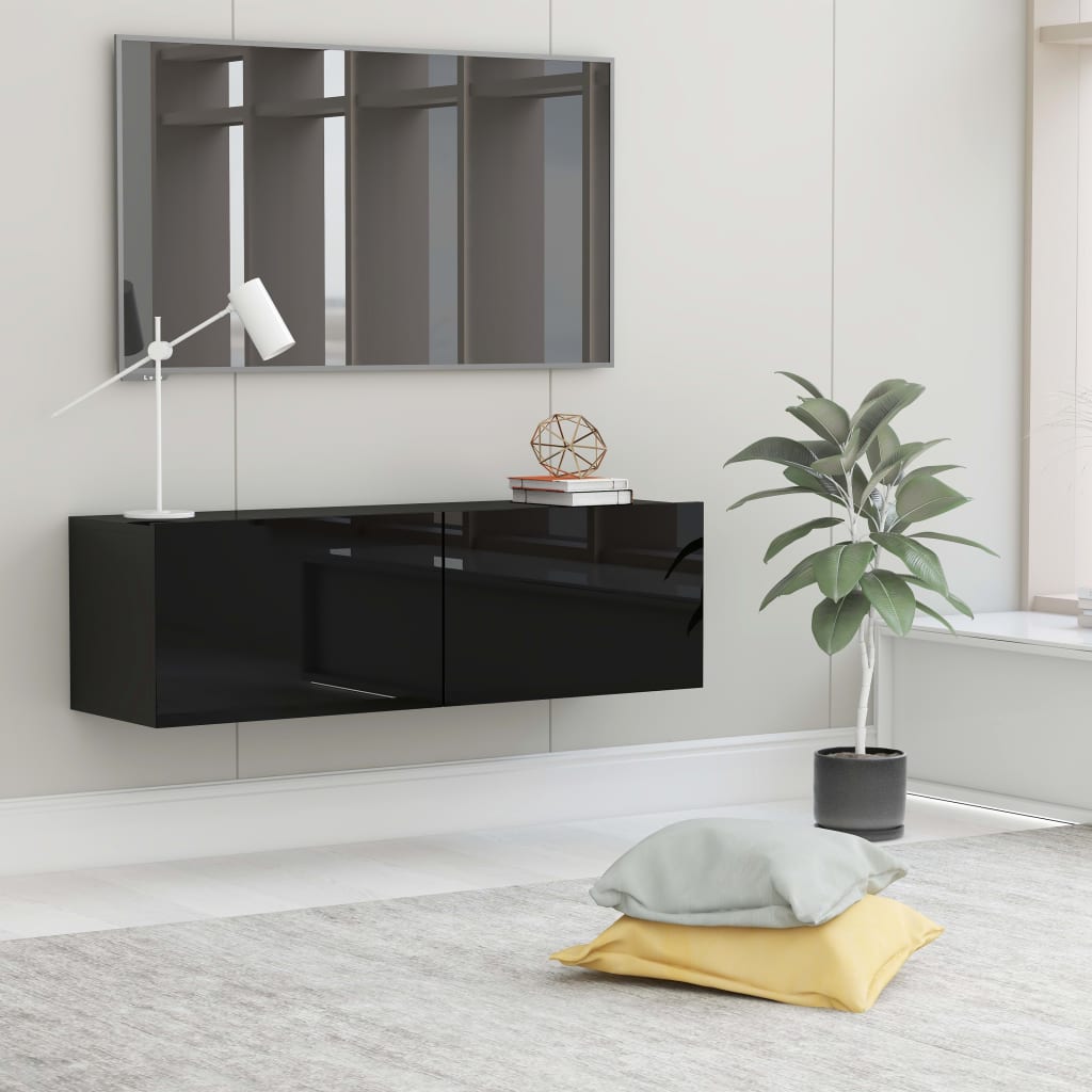 Tv Wall Cabinet 120X30X30 Cm Engineered Wood