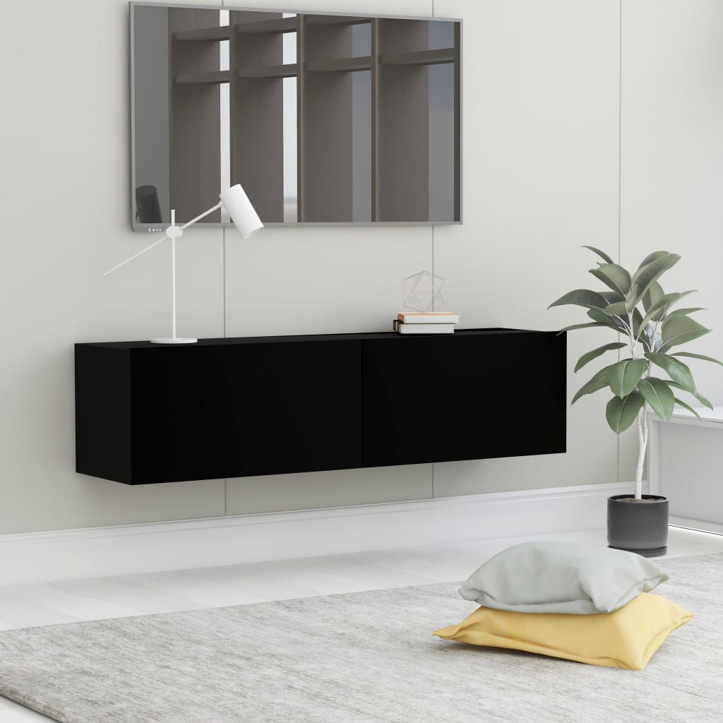Tv Wall Cabinet 120X30X30 Cm Engineered Wood