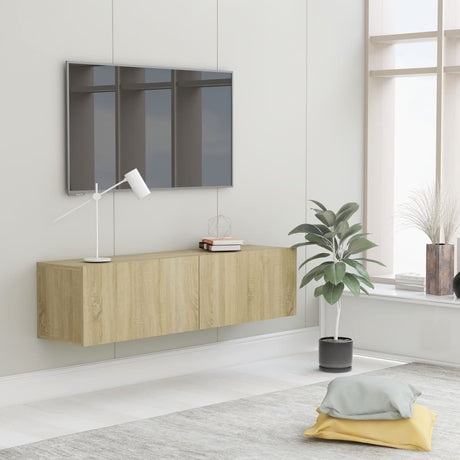 Tv Wall Cabinet 120X30X30 Cm Engineered Wood