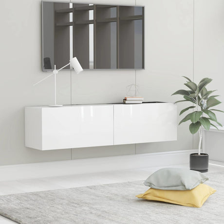 Tv Wall Cabinet 120X30X30 Cm Engineered Wood