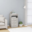 Drawer Cabinet 40X50X76 Cm Engineered Wood