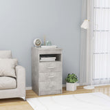 Drawer Cabinet 40X50X76 Cm Engineered Wood