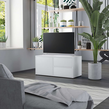 Tv Cabinet 80X34X36 Cm Engineered Wood