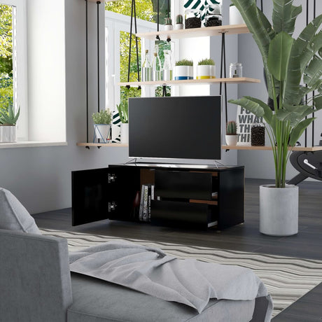 Tv Cabinet 80X34X36 Cm Engineered Wood