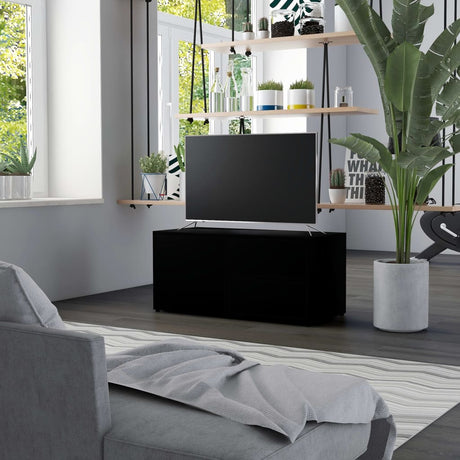Tv Cabinet 80X34X36 Cm Engineered Wood