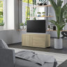 Tv Cabinet 80X34X36 Cm Engineered Wood