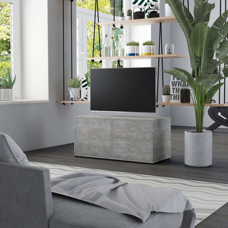 Tv Cabinet 80X34X36 Cm Engineered Wood