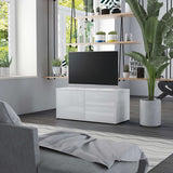 Tv Cabinet 80X34X36 Cm Engineered Wood