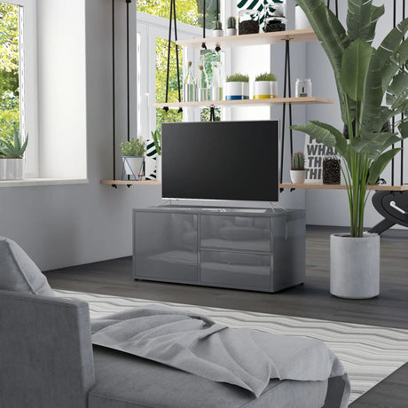 Tv Cabinet 80X34X36 Cm Engineered Wood