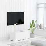 Tv Cabinet 80X34X30 Cm Engineered Wood