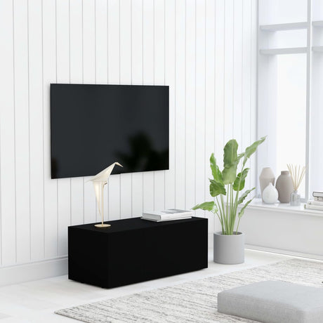 Tv Cabinet 80X34X30 Cm Engineered Wood
