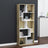 Book Cabinet 67X24X161 Cm Engineered Wood