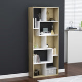 Book Cabinet 67X24X161 Cm Engineered Wood