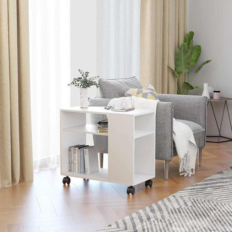 Side Table 70X35X55 Cm Engineered Wood