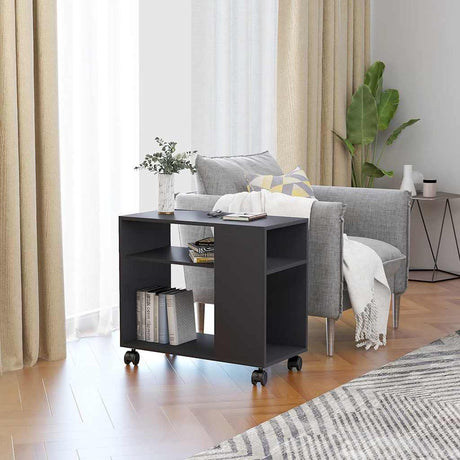Side Table 70X35X55 Cm Engineered Wood