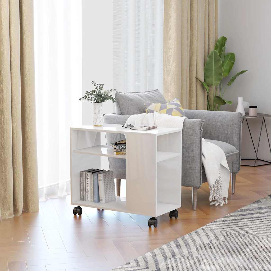 Side Table 70X35X55 Cm Engineered Wood
