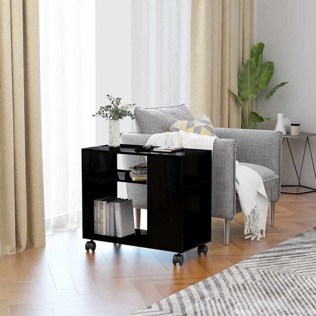 Side Table 70X35X55 Cm Engineered Wood
