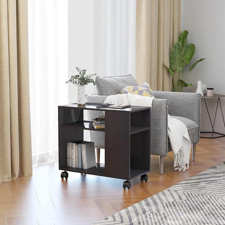 Side Table 70X35X55 Cm Engineered Wood